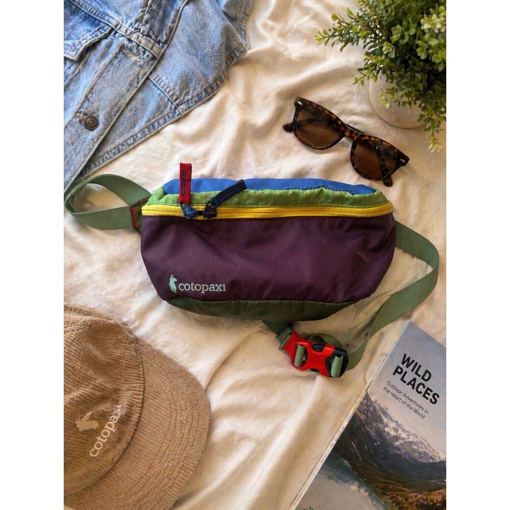 Cotopaxi Fanny Pack Multicolor Hip Pack Belt Bag Outdoor Travel Colorblock
